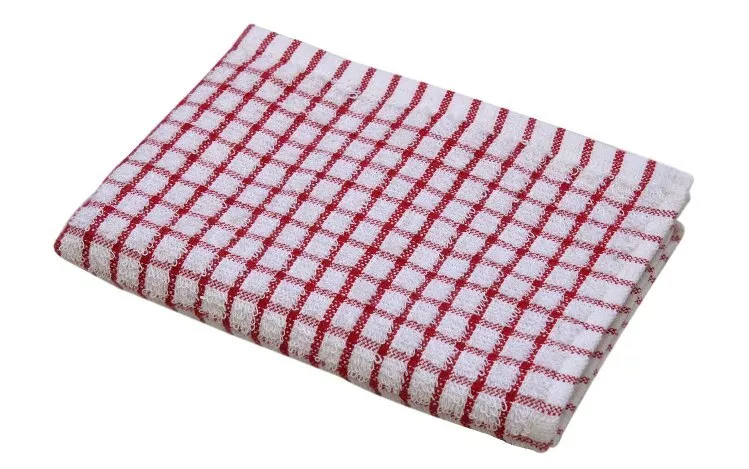 10 Pack Red Heavy Terry Mono Kitchen Cotton Tea Towels eBay