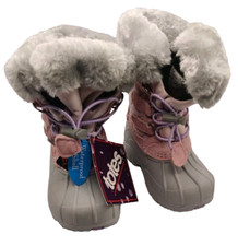 Totes Waterproof Shell Girls Lil Jenny Boots Toddler Purple Size 7T
