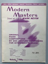 Original Intermediate Piano Compositions By 20th Century Composers Sheet Music