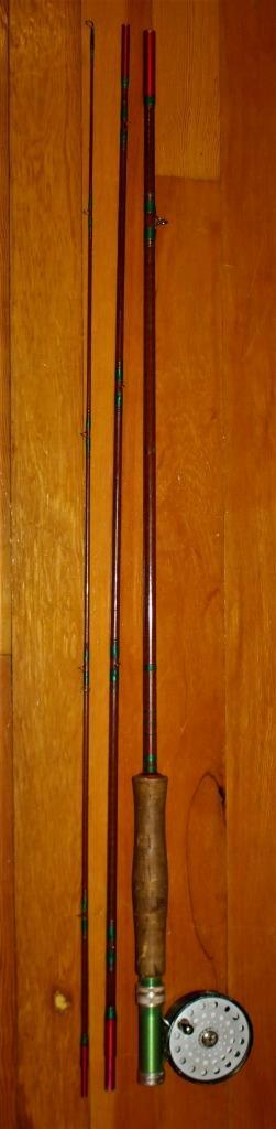 Vintage Browning Silaflex 3 Piece Fiberglass Fly Fishing Rod