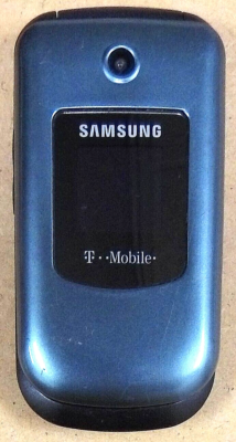 Samsung SGH-T139 - Blue and Black ( T-Mobile ) Rare Cellular Flip