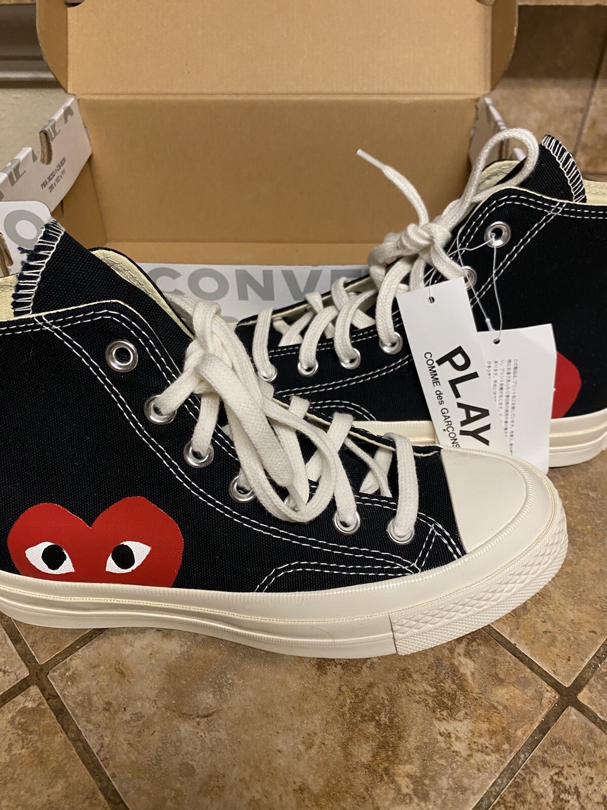 comme des garçons converse women's size 6