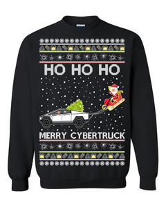 Details About Tesla Cybertruck Ugly Christmas Sweater Sweatshirt Funny Gift