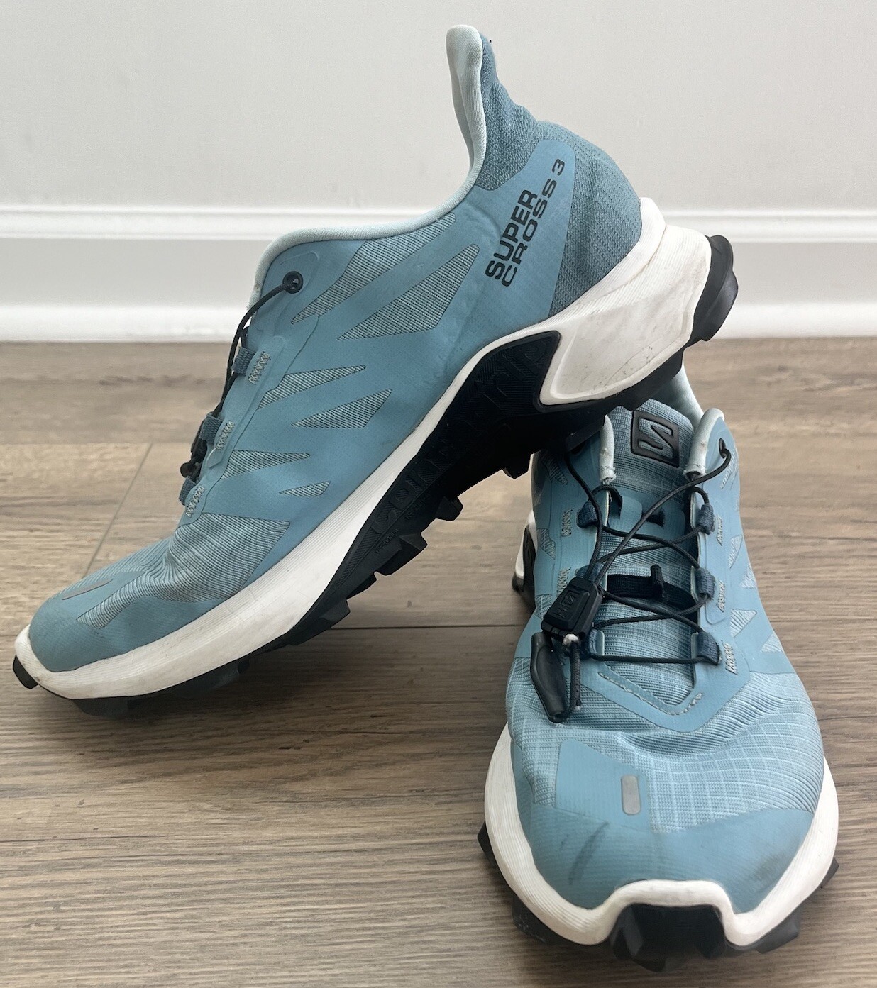 Salomon SUPERCROSS 3 scarpe da trail running blu mallard taglia 7 5