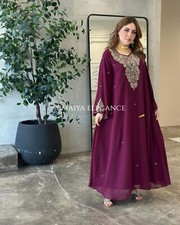 SALE New Moroccan Dubai Kaftans Farasha Abaya Dress Very Fancy Long Gown SE 1154
