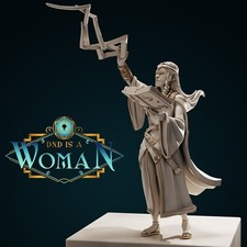 Elf Wizard - Elirea  DND is a Woman  75mm