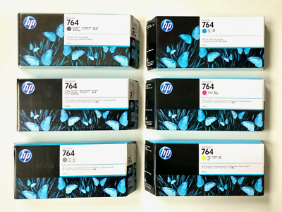Original Tinte HP Designjet T3500 E MF / Nr. 764 / C1Q13A - C1Q18A INK Cartridge