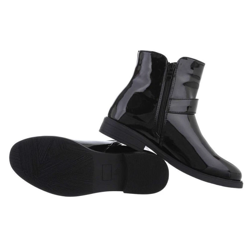 Stivaletti lucidi con tacco store