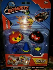 Spinbotz Dual Stunt Series Race Battle Spin Stack Tricks No Batteries Needed