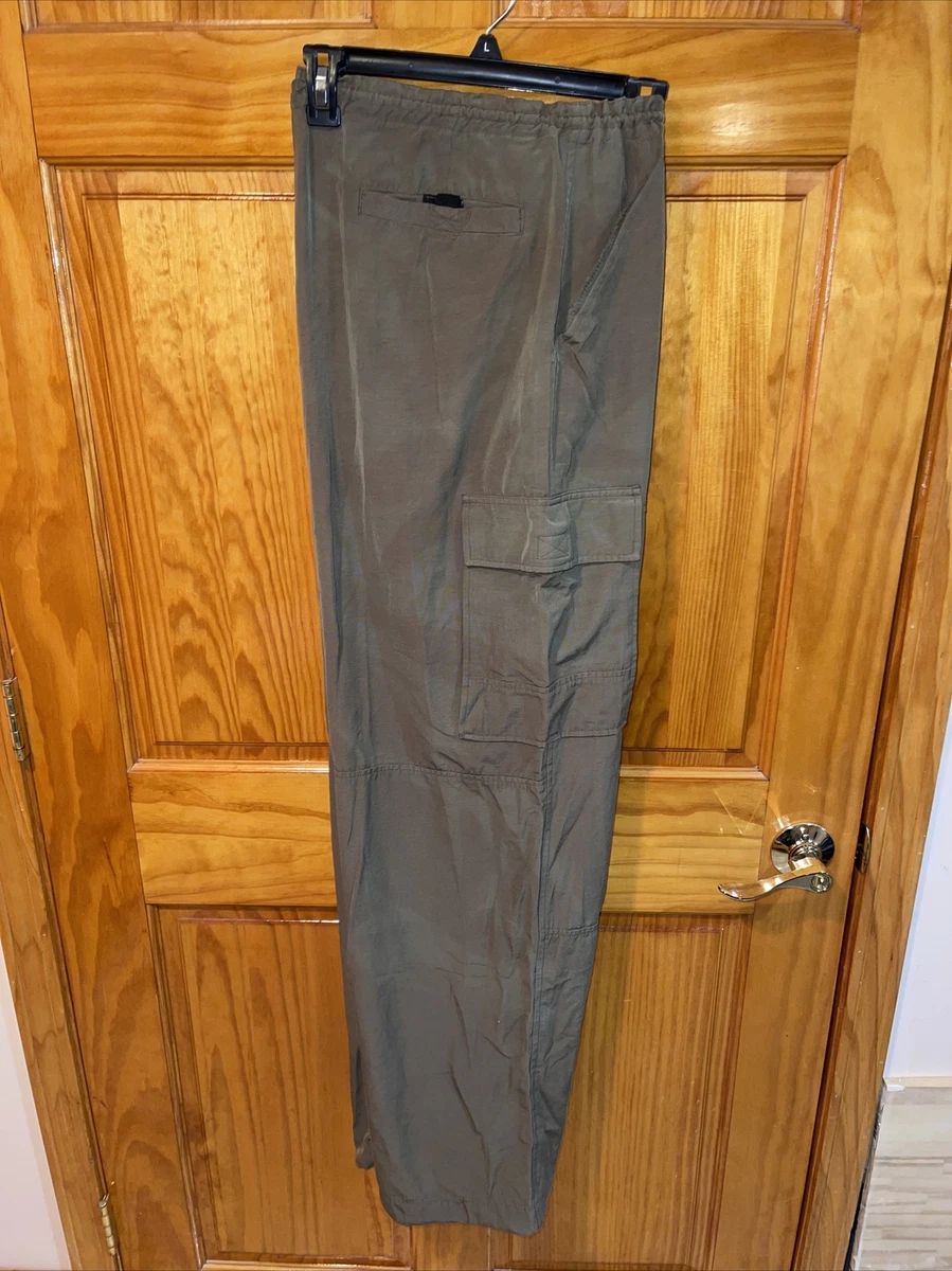 ARIZONA JEAN CO. Flex Jogger Khaki Brown Cargo Pants Men s SZ 36 x 33