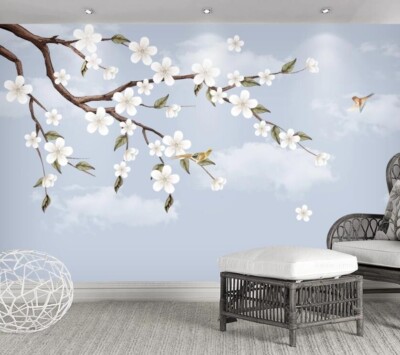 Sticker Mural 3D Fleurs Romy – Autocollant Amovible Pour Décorer Tes Murs Facilement