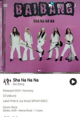 Bai Bang ~ Sha Na Na Na  CD 2023 Hi-Tech AOR Melodic Glam Hard  Rock