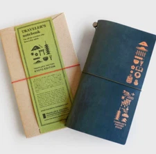 Traveler's Note Book Kyoto Edition Limited Traveler’s Company Blue