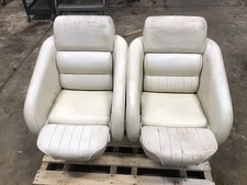 Boat Marine Captains Chairs Seats With Aluminum Mount Base Pedestals