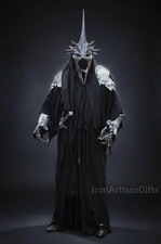 Dark Knight Full Armor Set Gothic Black Warrior Costume Medieval Armor Suit LARP