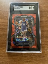 2022 Panini Select Concourse Keegan Murray #245 Red Cracked Ice Prizm(RC) Sgc 10
