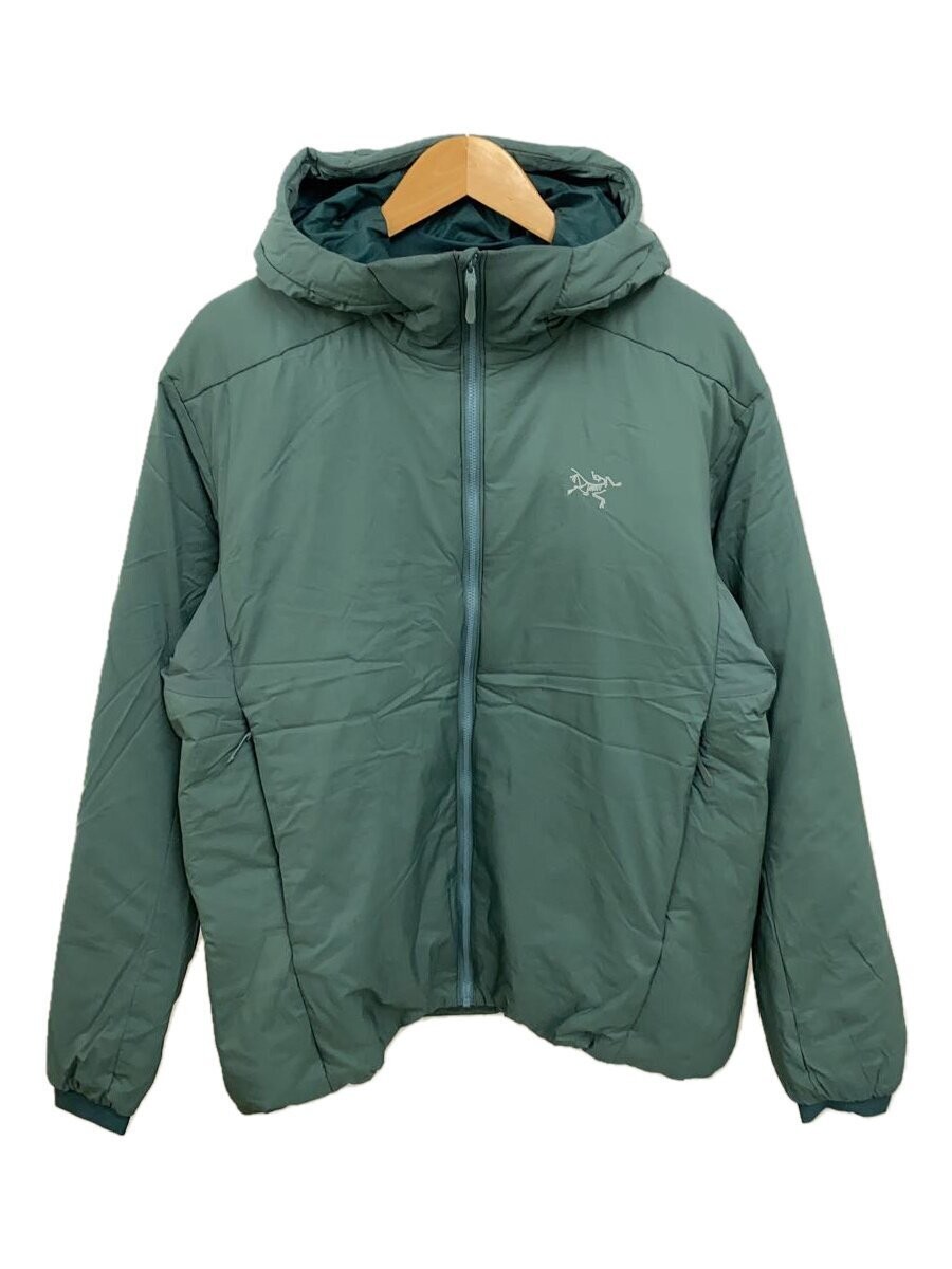 Arc'teryx Atom giacca pesante con cappuccio nylon verde taglia L #EG CZA