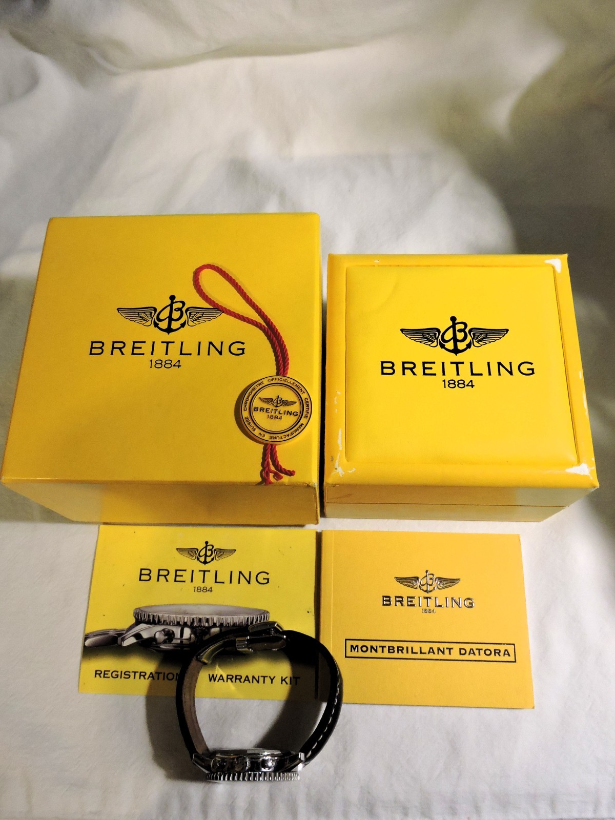 Breitling Navitimer Montbrillant Datora A21330 Triple Date Chronograph AUTHENTIC image 3