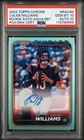 2024 Caleb Williams Topps Chrome Aqua Refractor /199 Auto PSA 10 Auto 10