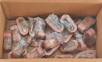 BOX OF 25 Copper Grounding C-Tap Compression Connector T&B CTP250250 NEW