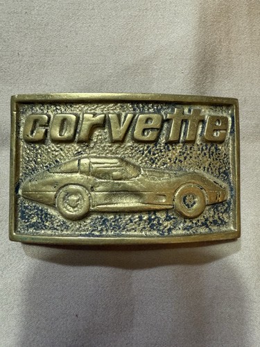 Vintage Corvette Belt Buckle