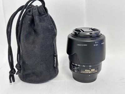 Nikon Zoom-NIKKOR 55-200mm f/4.0-5.6 DX G SWM AF-S IF A/M ED Lens, Excellent