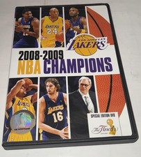 Los Angeles Lakers 2008-2009 NBA Champions DVD Kobe Bryant Pau Gasol Basketball