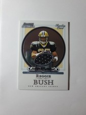 REGGIE BUSH 2006 BOWMAN STERLING RC ROOKIE GAME USED JERSEY 