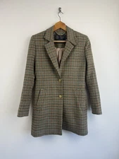 Holland Cooper Coat Size UK 8 Wool Bredon Tweed Check Regency Country Jacket