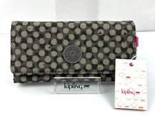 Kipling 'Brownie' Large Purse/Wallet - Dots Neutral - New With Tags