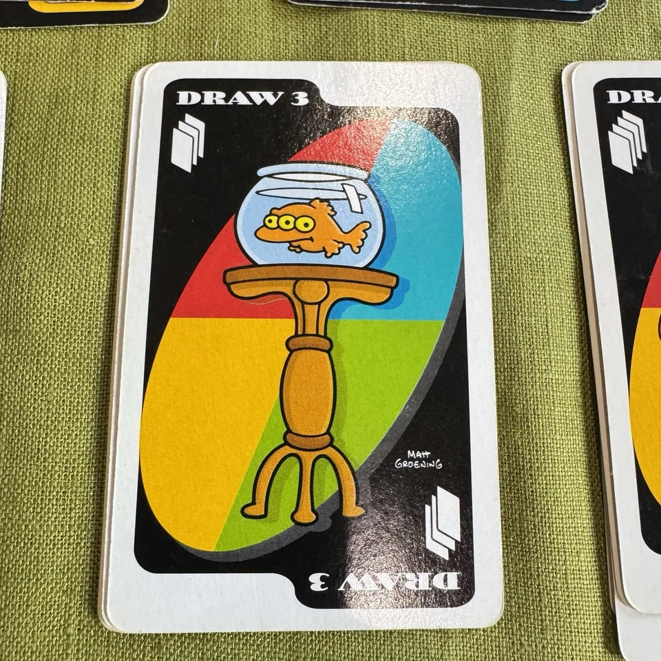 2003 Simpsons UNO Special DRAW 3 Edition * Game Tin Cards Complete * KANG KODOS - Image 2 of 4