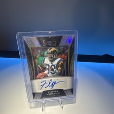 2021 Panini Select Signatures Willie "Flipper" Anderson Rams Auto SSP-FAN