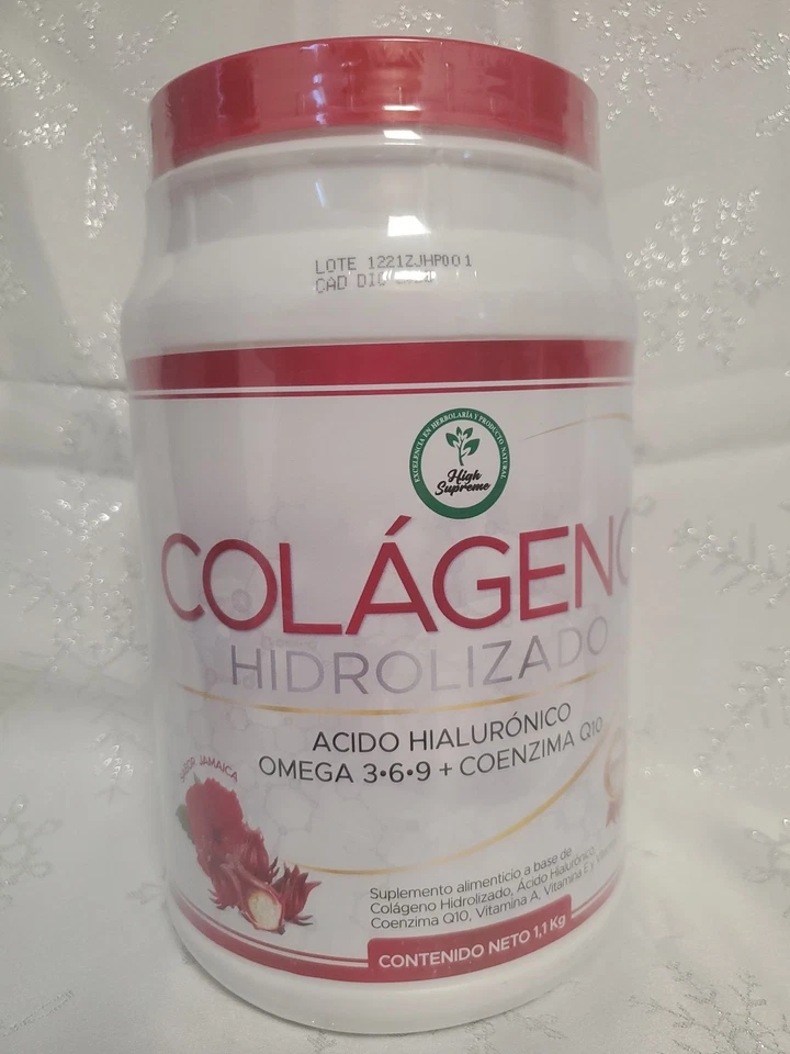 Colágeno Hibisco/Jamaica Colágeno Hidrolizado 1,1 Kg (Alto Supremo) - Imagem 2 de 4