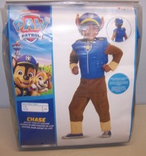 Toddler Deluxe Paw Patrol™ Chase Jumpsuit Costume Size L (4-6)