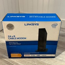 Linksys CM3024 High Speed Cable Modem DOCSIS 3.0 960Mbps Comcast Spectrum Cox