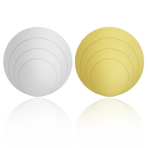 Set Di 4 Piattaforme Per Torte 15 20 25 30 Cm Base Per Torte Rotonda - Foto 4 di 8