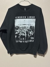 Kendrick Lamar To Pimp a Butterfly - Color Black and White Sweater - Sz L.
