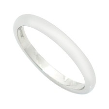 Bvlgari 19  Platinum Wedding Band Ring Unisex