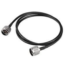 1M N-Type Male to N-Type Male Antenna RF Coaxial Extension Pigtail Cable Black