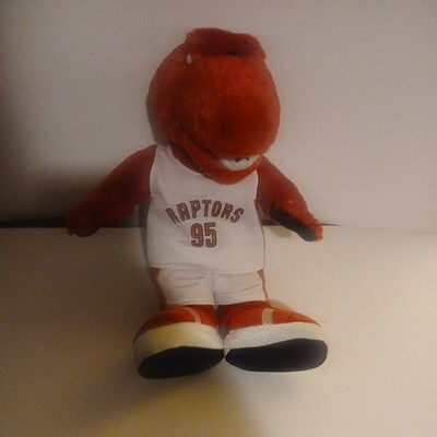 Toronto Raptors Basketball The Raptor Red Velociraptor 13  Mascot #95 Ganz Plush