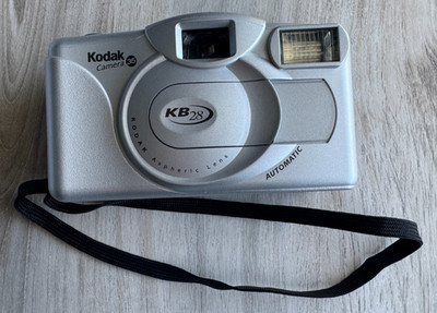 Kodak KB28 35mm Camera Silver Automatic Aspheric Lens EUC Tested Working