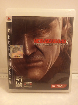 Metal Gear Solid 4: Guns of the Patriots Sony PS3 2008 NOT FOR RESALE. CIB 