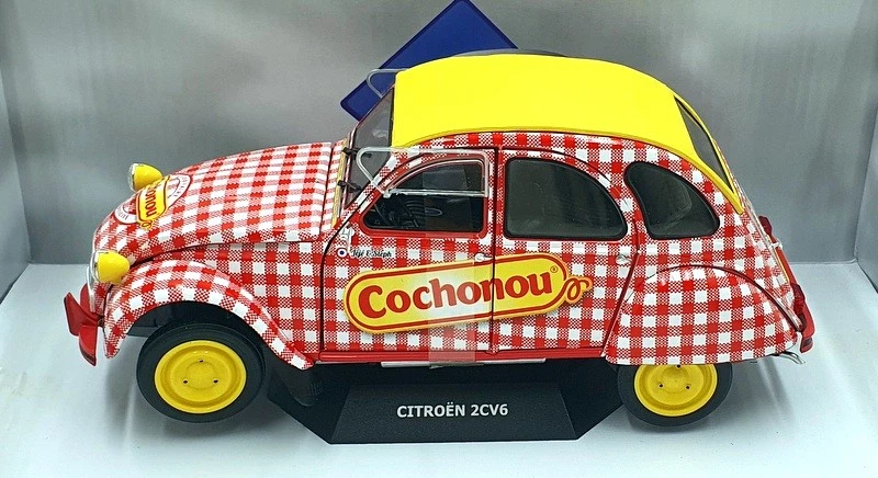 Solido 1/18 Scale Diecast S1805012 2009 Citroen 2CV6 Cochnou TDF - Red/Yellow - Image 4 of 4