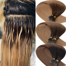 CLEARANCE Nano Ring Tip Remy Human Hair Extensions Nano Beads Ombre Thick 1G/S