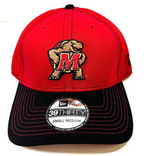 Maryland Terps NCAA NE 2016 2 Tone Neo Flex-Fit Hat ~Red/Black
