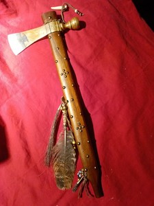 Brass Presentation Pipe Tomahawk