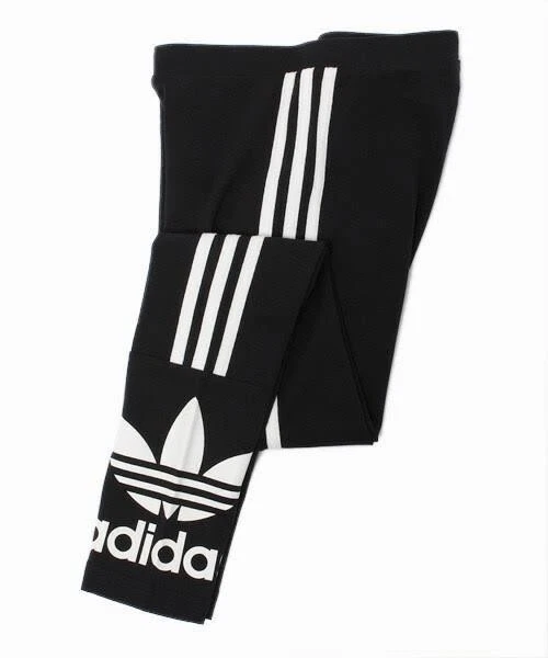 Adidas Originals Trefoil 3 Stripes Women's Leggings AB2067-Black - image 3 of 4