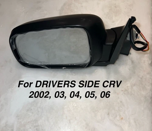 For 2002 -06 Honda CR-V Power Black Side Door View Mirror Left TH-1825 FREE Ship