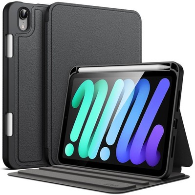 JETech Hülle für iPad Mini (A17 Pro, Modell 2024, 7.) / 6 (2021 schwarz 