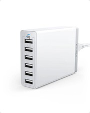 USB Wall Charger, Anker 60W 6 Port USB Charging Station, PowerPort 6 Multi USB